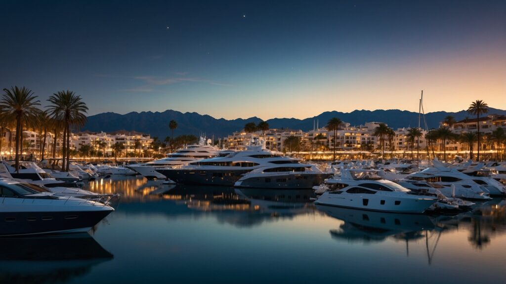 leonardo kino xl ultra realistic night view of puerto bans mar 0