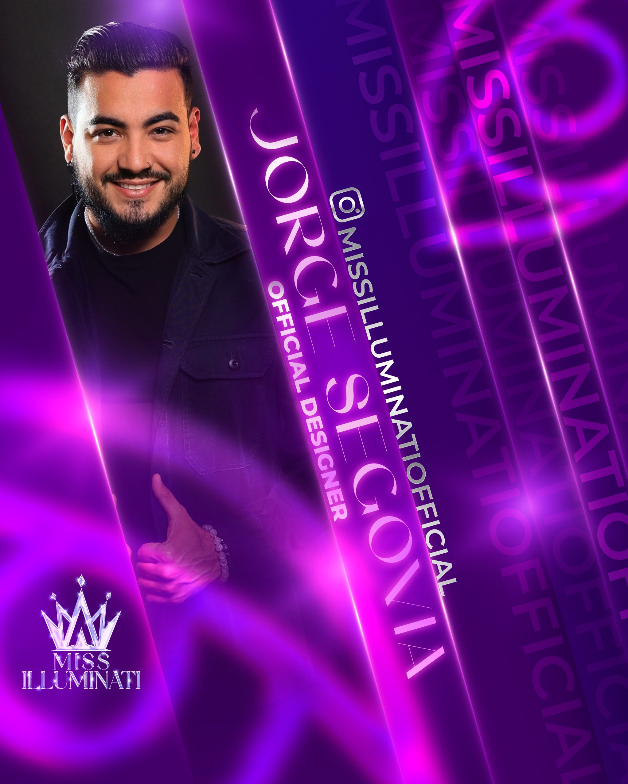 Jorge Segovia - Diseñador oficial Miss Illuminati